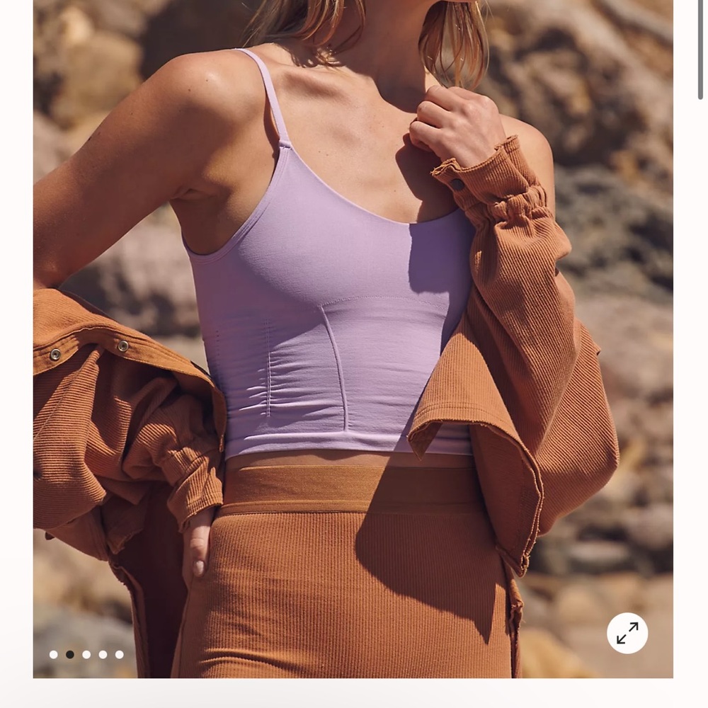 Good Karma Ruched Tank Top—Spring Blossom